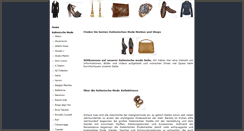 Desktop Screenshot of italienmode.com